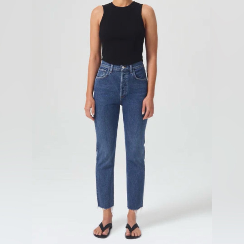 AGOLDE- Riley crop jeans- size 27